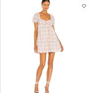 Amanda Uprichard Gingham Goldie Dress